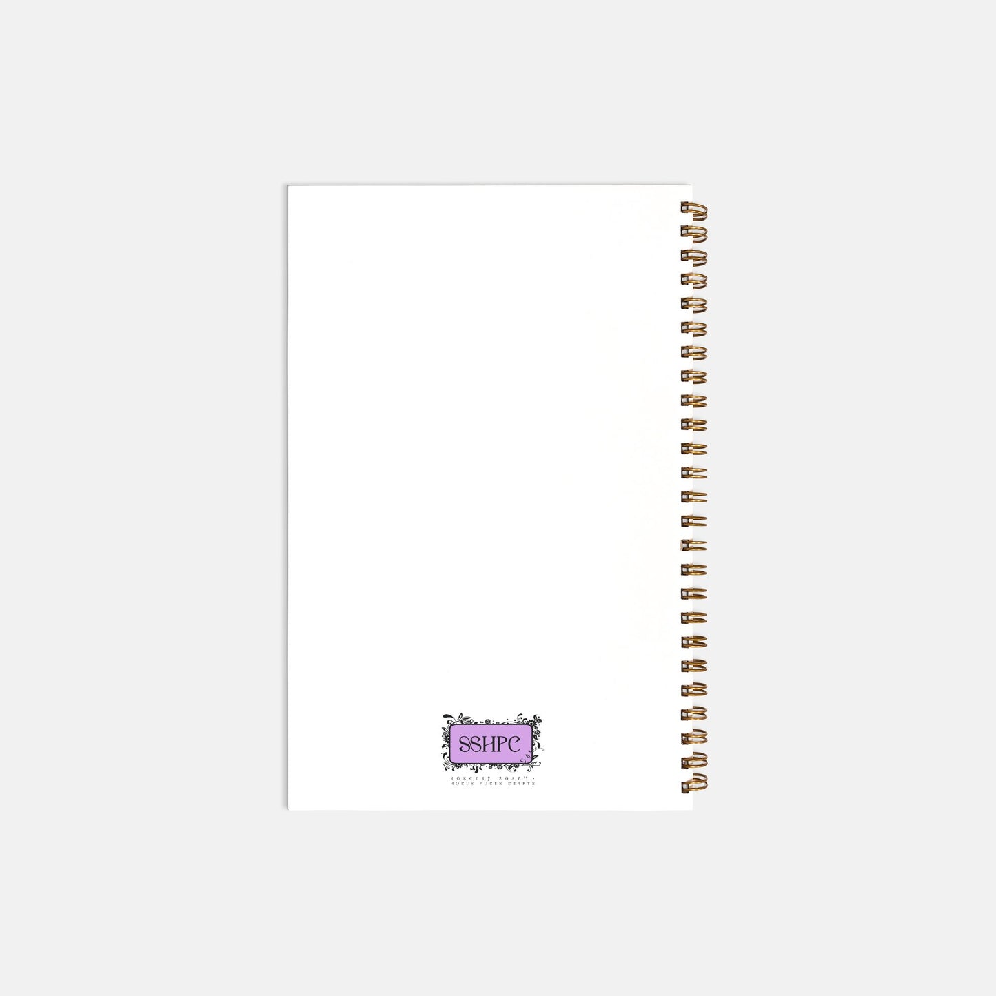 White Horse Notebook Hardcover Spiral 5.5 x 8.5