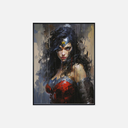 Goddess Superhero Print - 18" x 24"