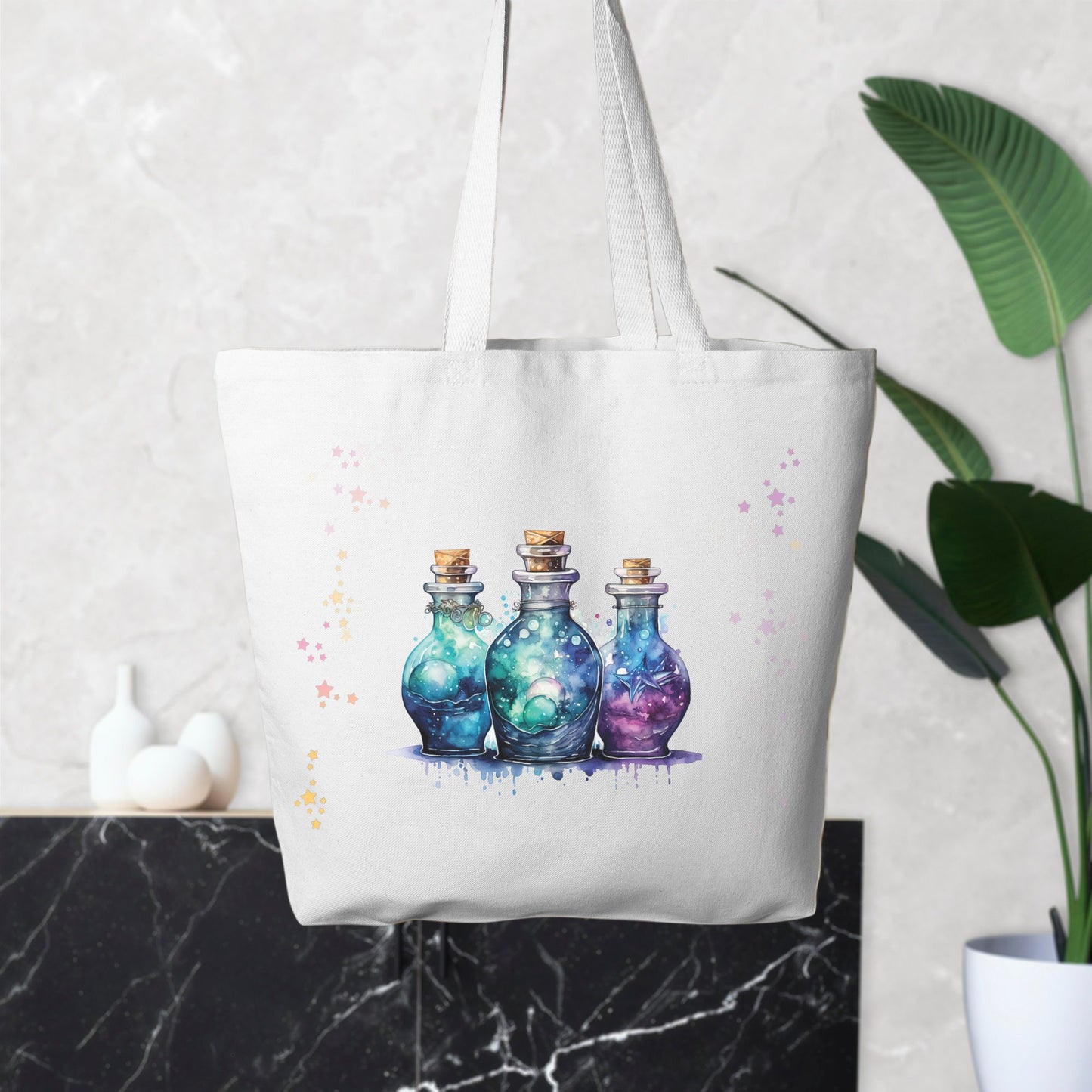 Potion Bottles of Magic Oversized Tote