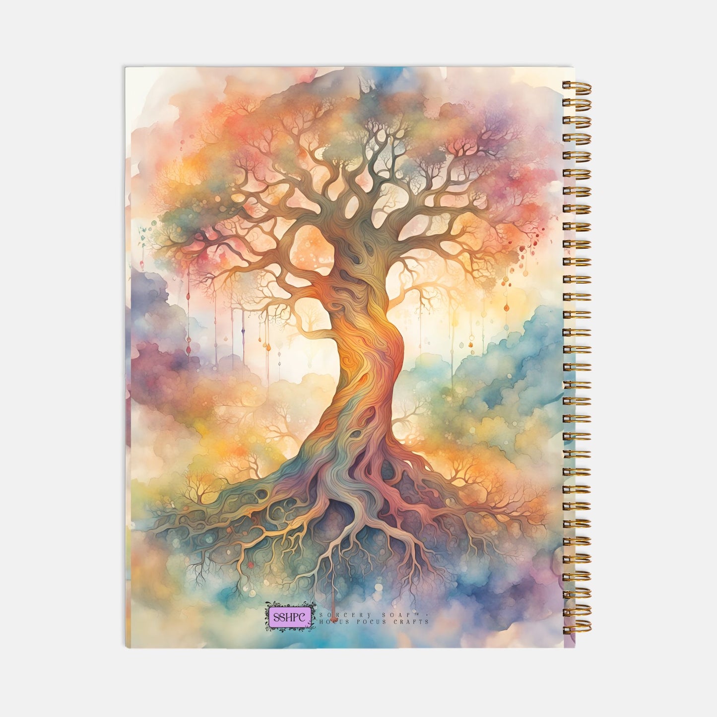Tree Of Life Journal Notebook Hardcover Spiral 8.5 x 11