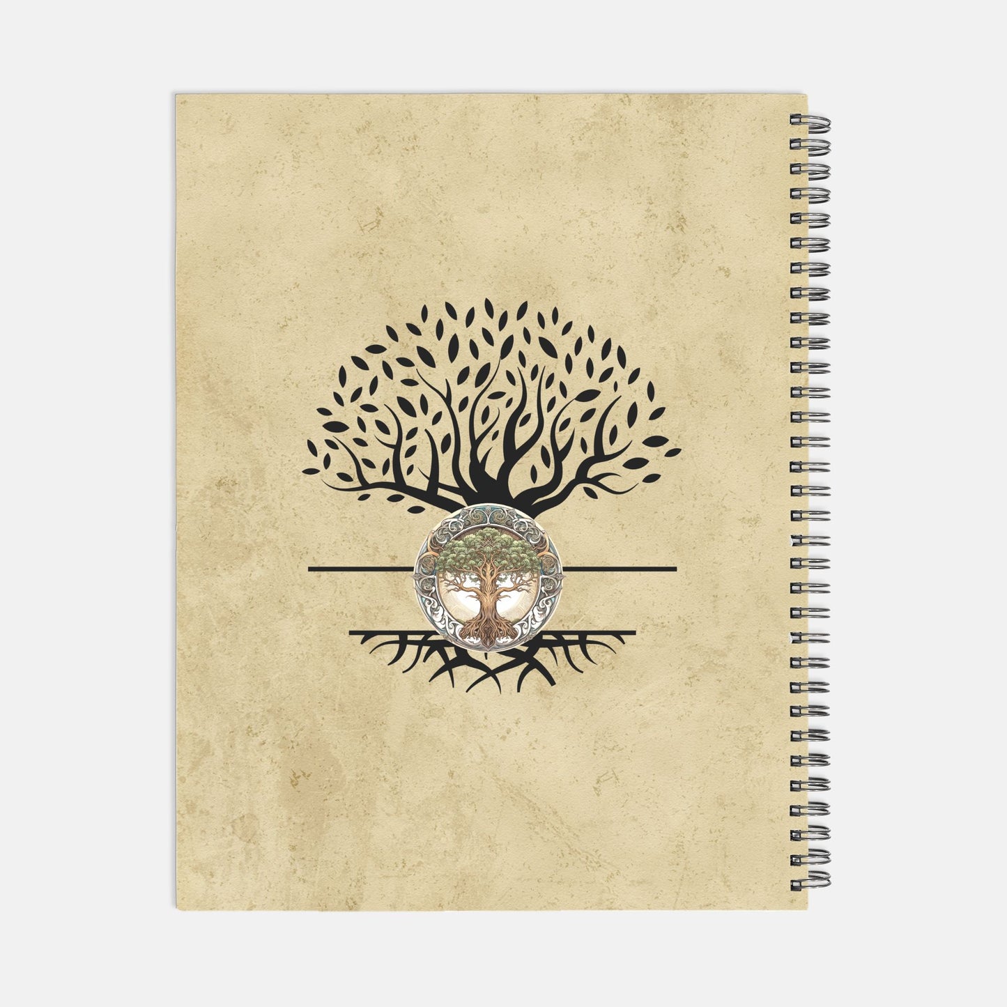 Tree of Life Earth Journal Notebook Hardcover Spiral 8.5 x 11