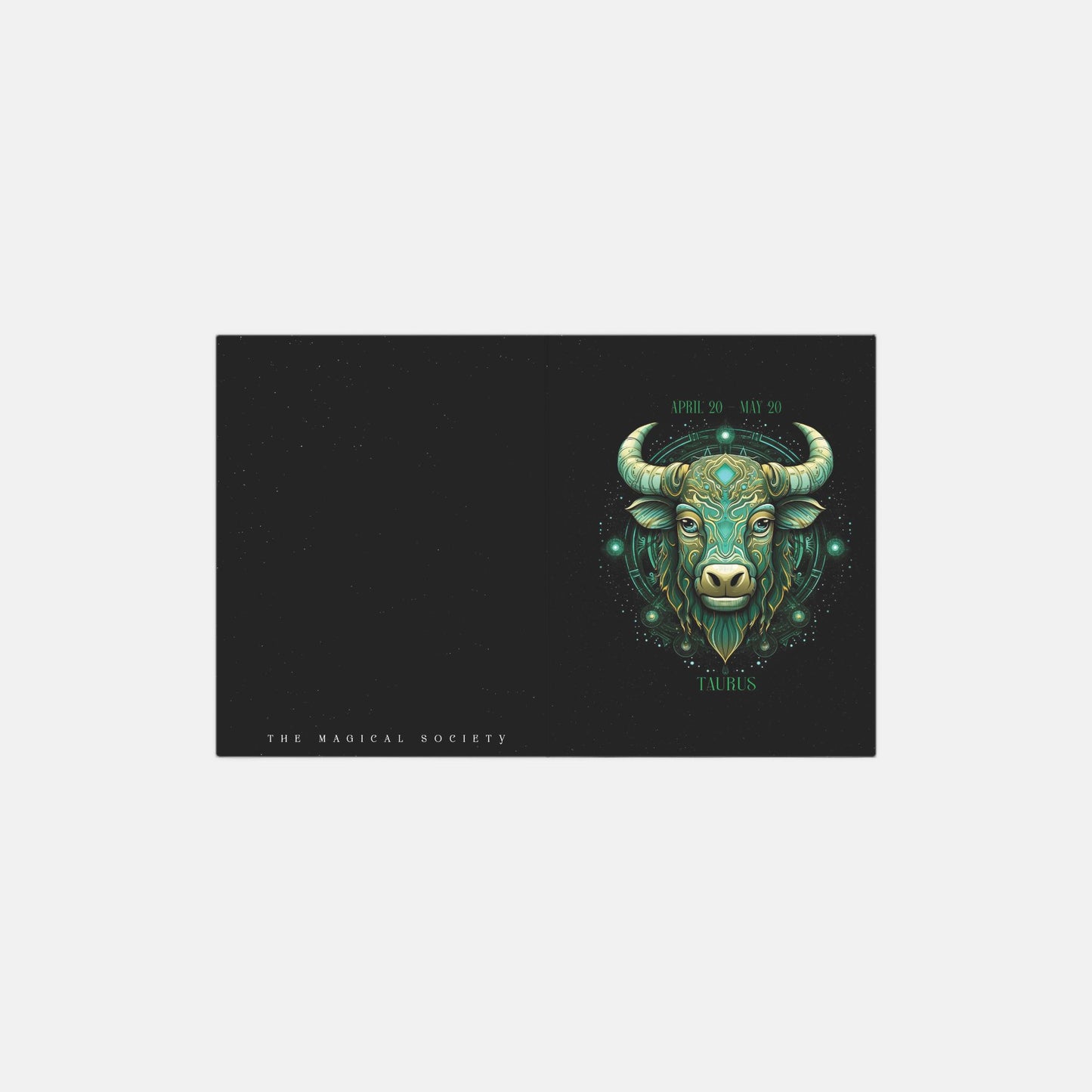 Astrology Taurus Folded Card A2 (QTY 10)