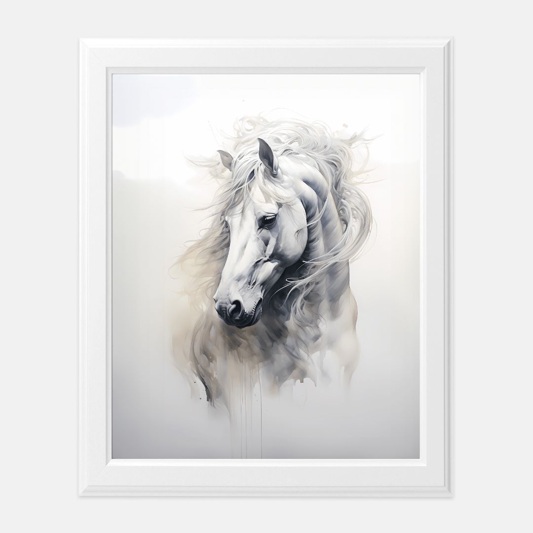 Horse Pensive Print