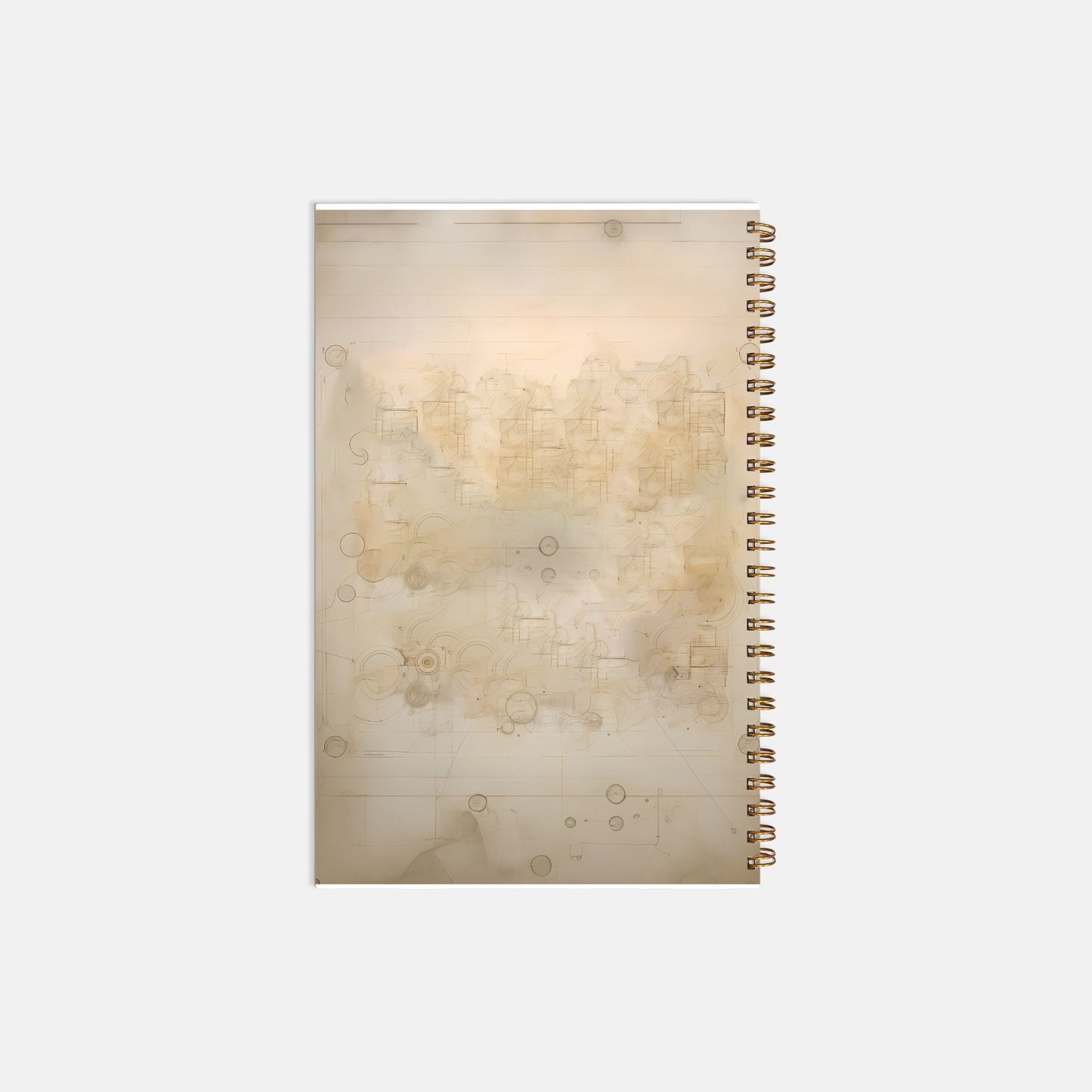 Steampunk Bee Notebook Hardcover Spiral 5.5 x 8.5