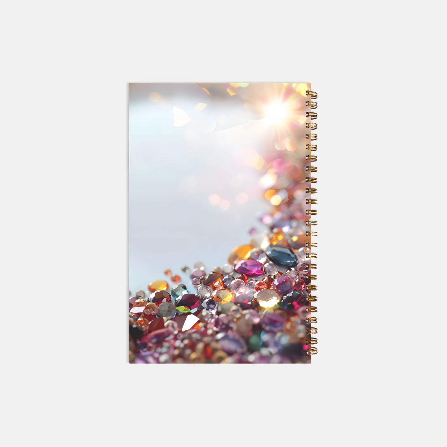 Gemstone Sunshine Notebook Hardcover Spiral 5.5 x 8.5