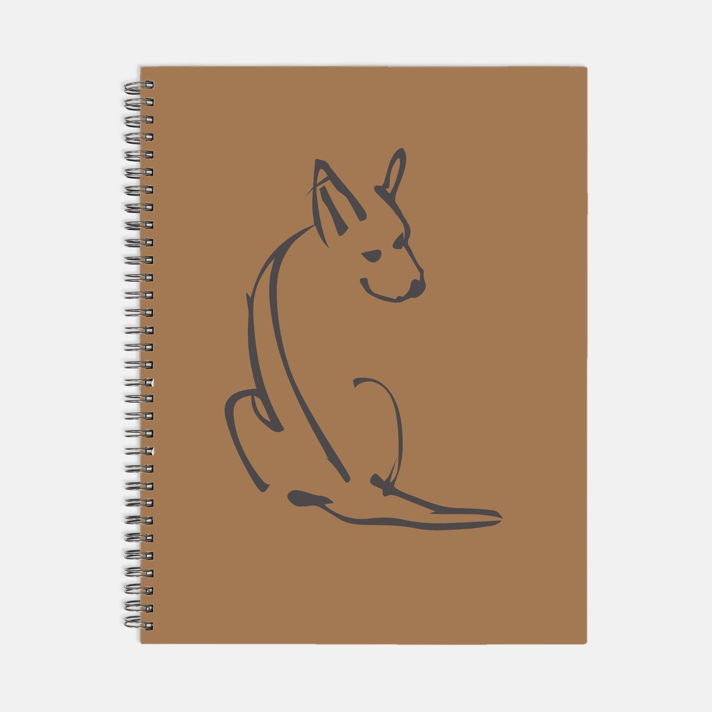 Frosty Dog Journal Notebook Hardcover Spiral 8.5 x 11