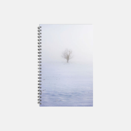 Tree Mist Notebook Hardcover Spiral 5.5 x 8.5