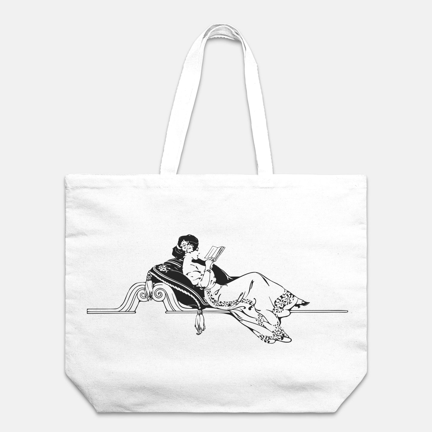 Elegant Reading Oversized Tote
