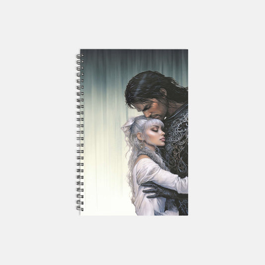 Couple's Journal Notebook Hardcover Spiral 5.5 x 8.5
