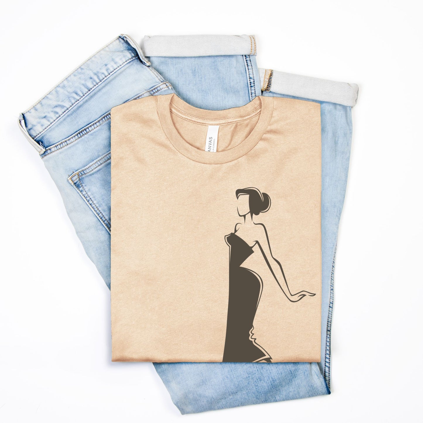 Glamours Pencil Dress Tee