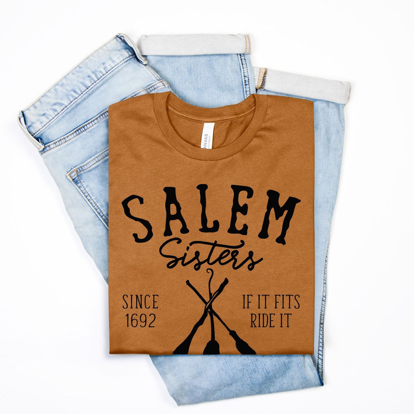 Salem Sisters Broomsticks Tee