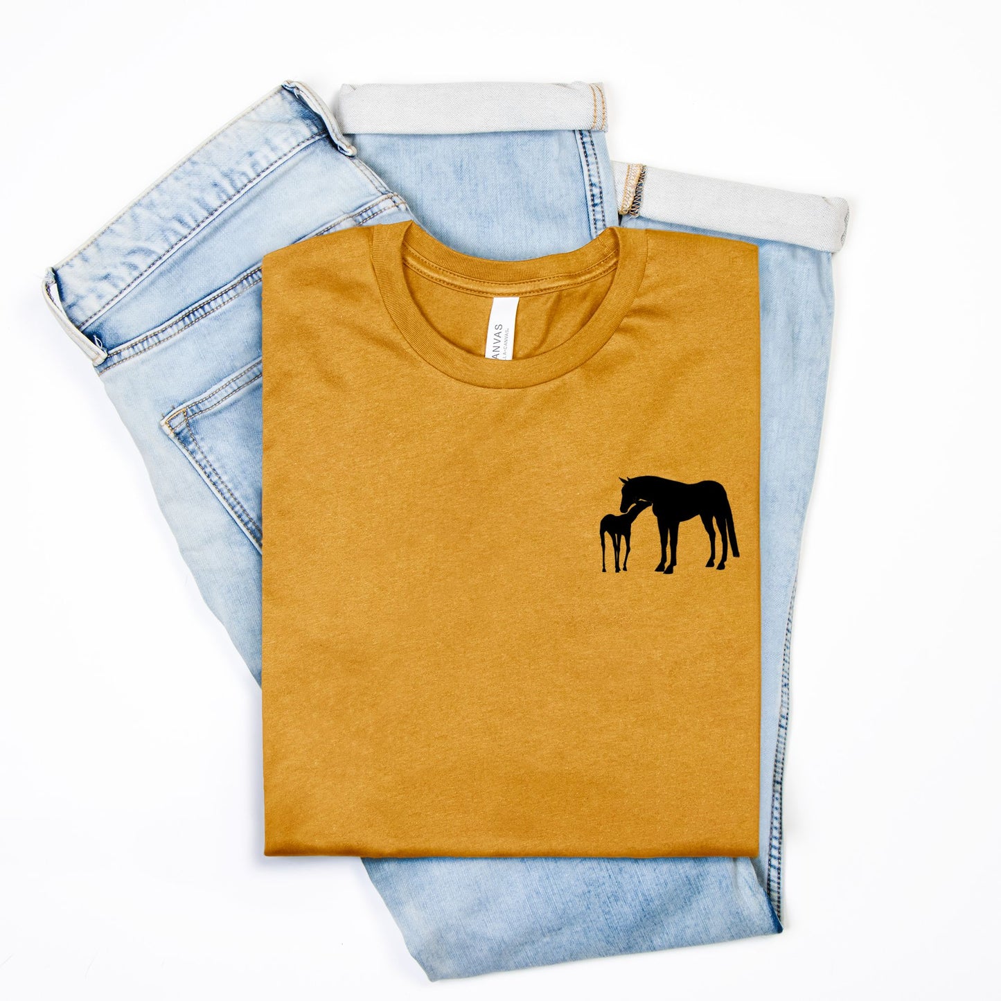 Horse and Foal Horses Tee Shirt