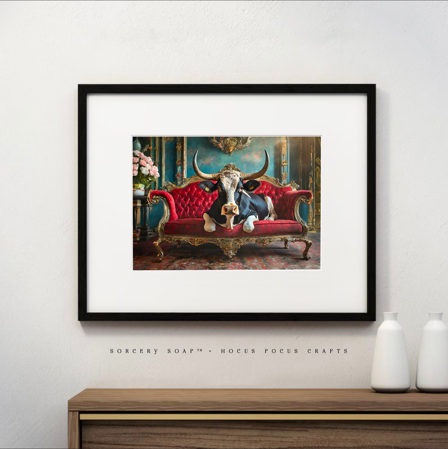 Regal Horns Print - 24" x 36"