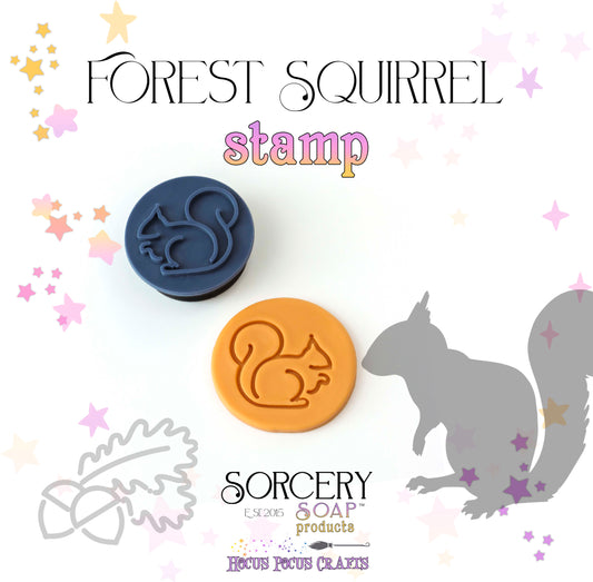 Forest - Squirrel Stamp