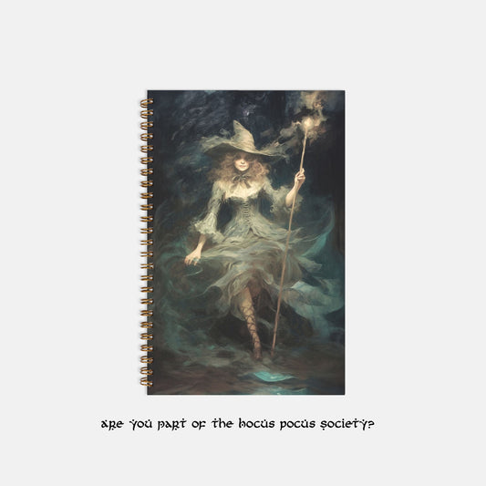 Midsummer Witch Notebook Hardcover Spiral 5.5 x 8.5