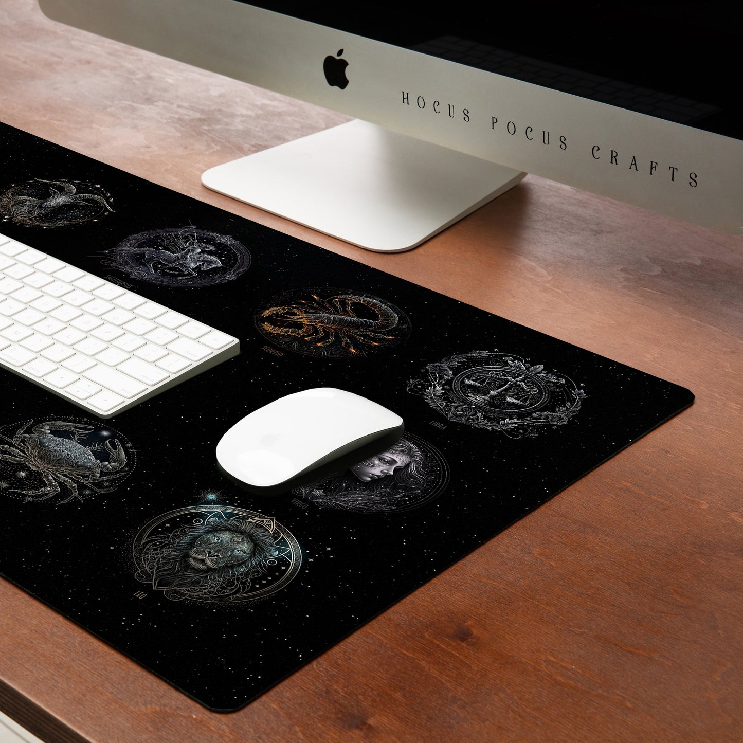 Zodiac Constellation Desk Mat
