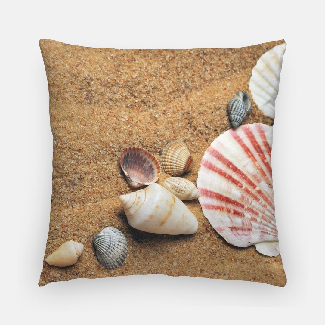 Sand and Shells Artisan Pillow Case 20 Inch