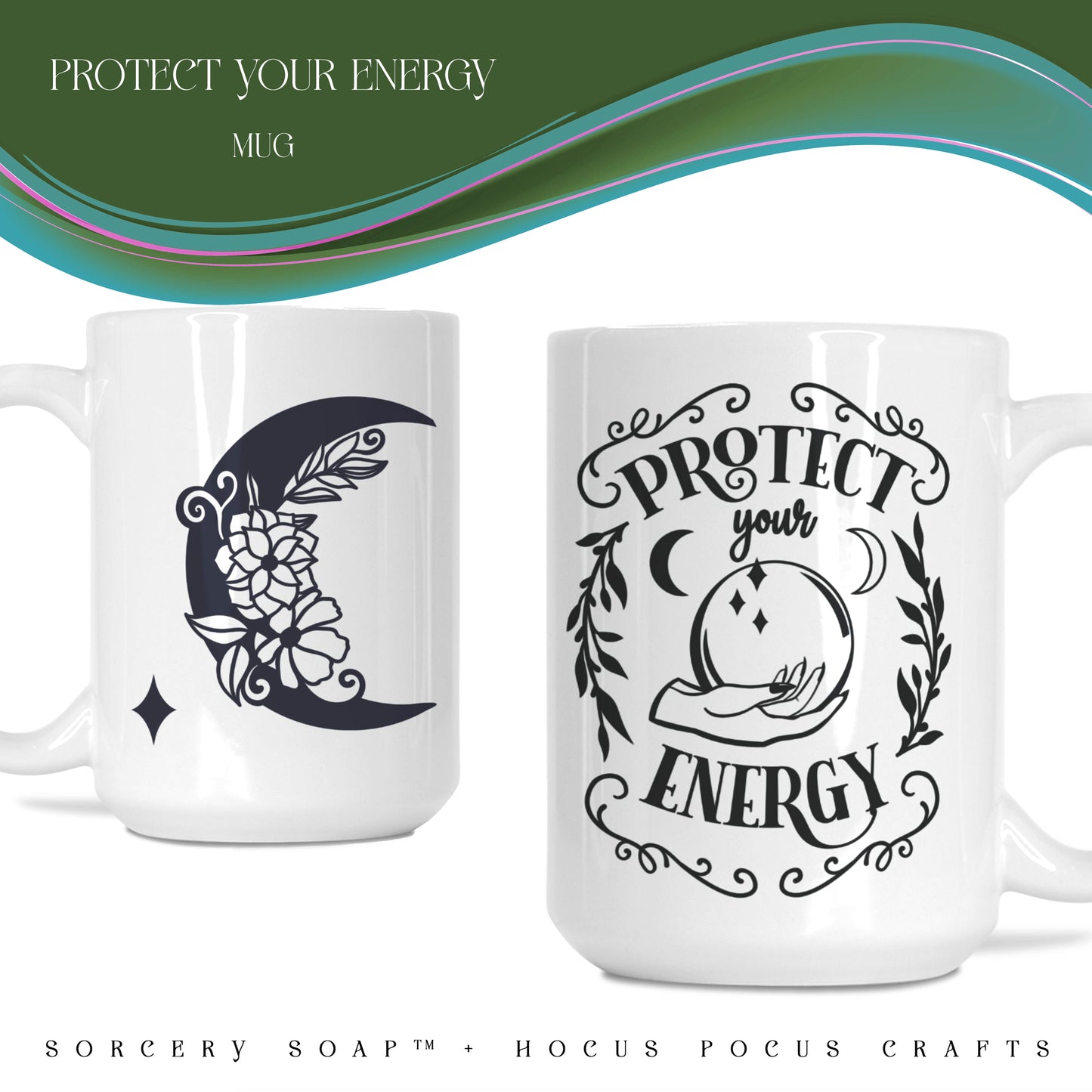 Protect Your Energy Mug Deluxe 15 oz.