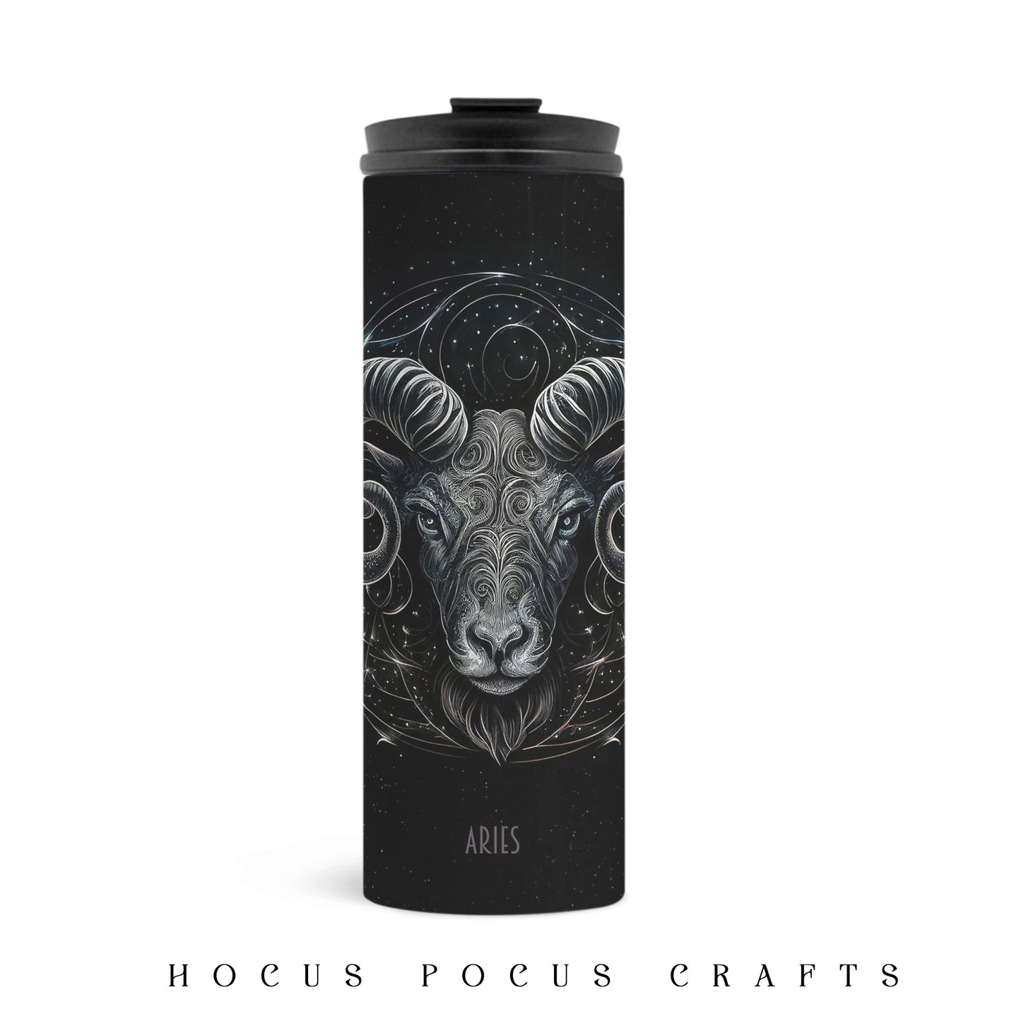 Celestial Aries Ram Thermal Tumbler 16 oz.