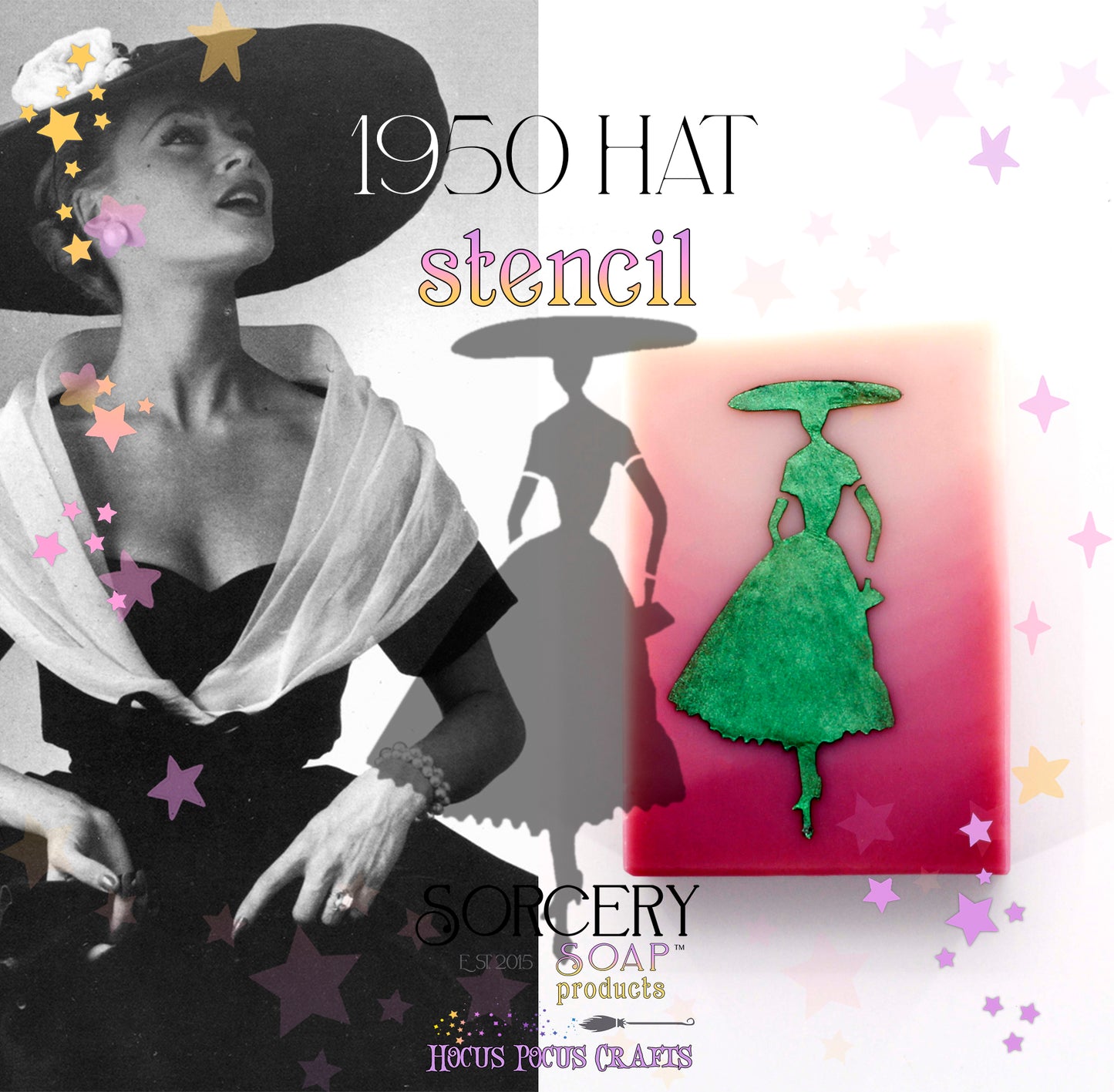 Female Women Stencils 1050 Hat