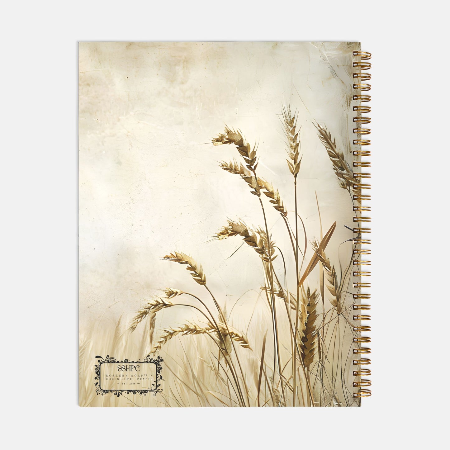 Wild Wheat Recipe Hardcover Spiral Book 8.5 x 11