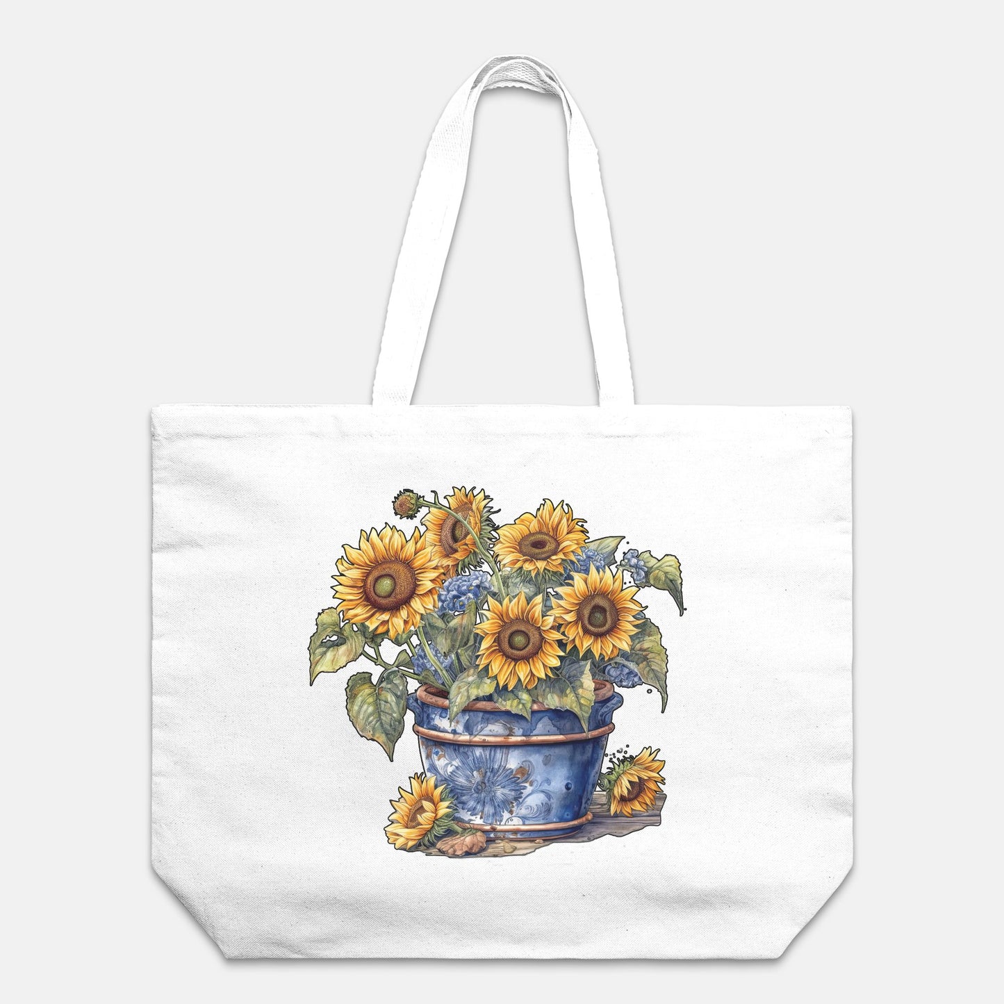 Sunflower Bliss Tote Bag Oversized Tote