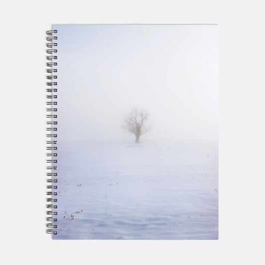 Tree Mist Journal Notebook Hardcover Spiral 8.5 x 11