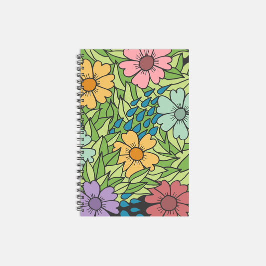 Blossom Notebook Hardcover Spiral 5.5 x 8.5