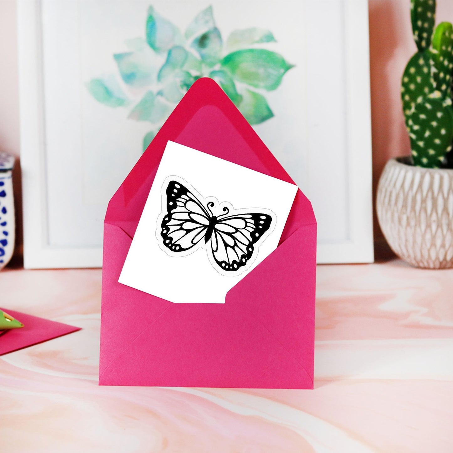 Butterfly Kiss Cut Stickers - 3" x 3"