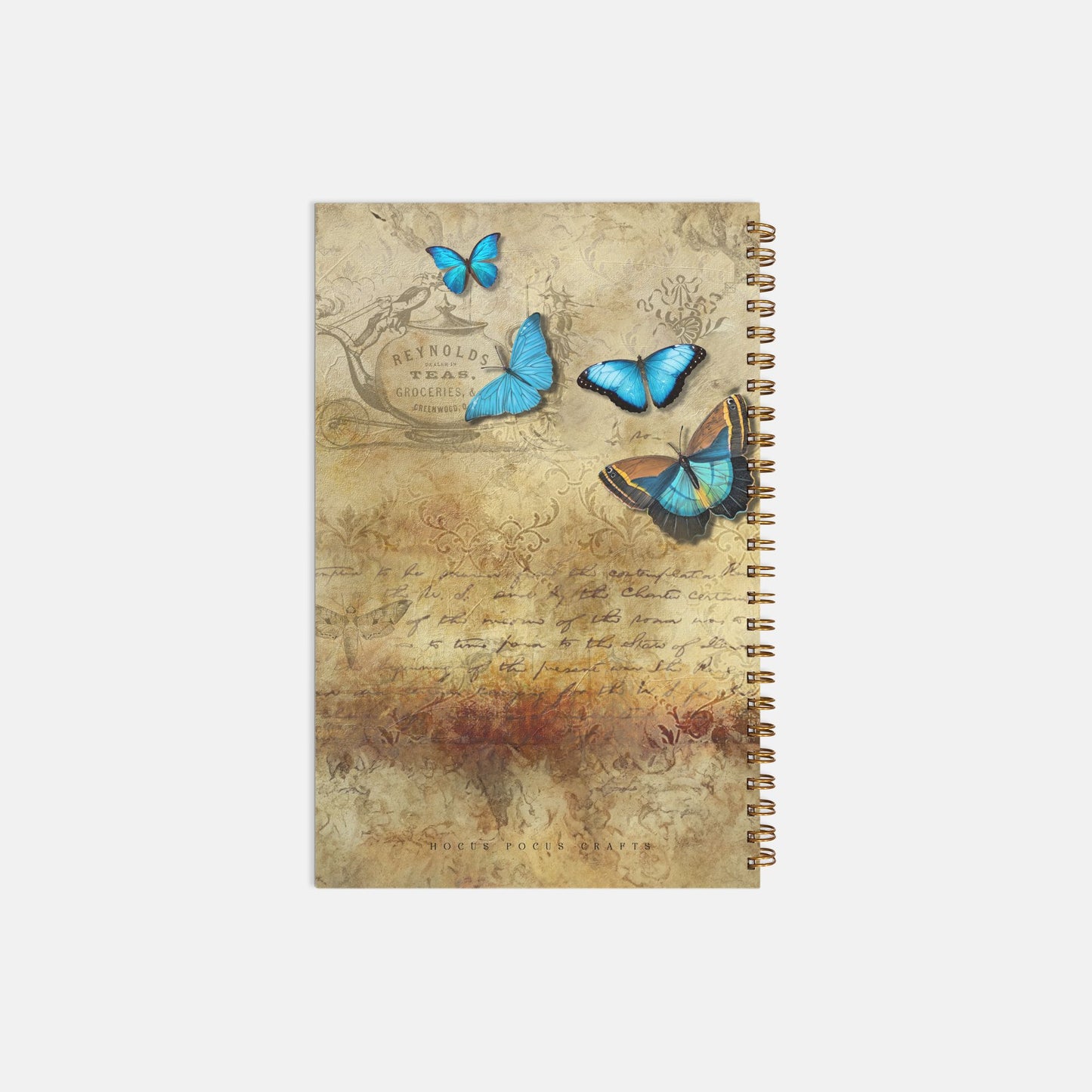 Tea Recipe Journaling Notebook Hardcover Book 5.5 x 8.5