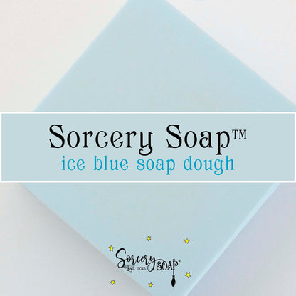 ice blue soap dough