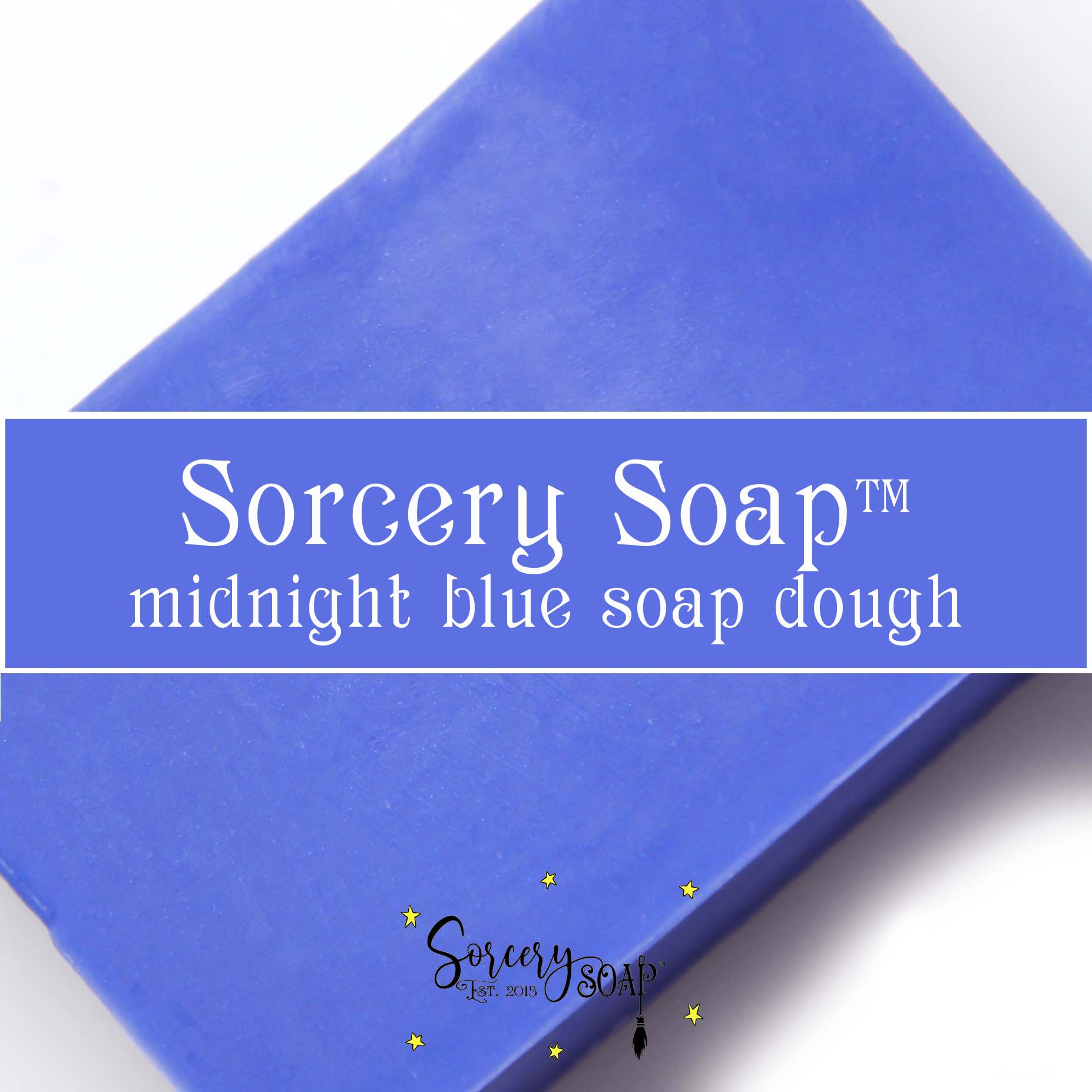 midnight blue soap dough