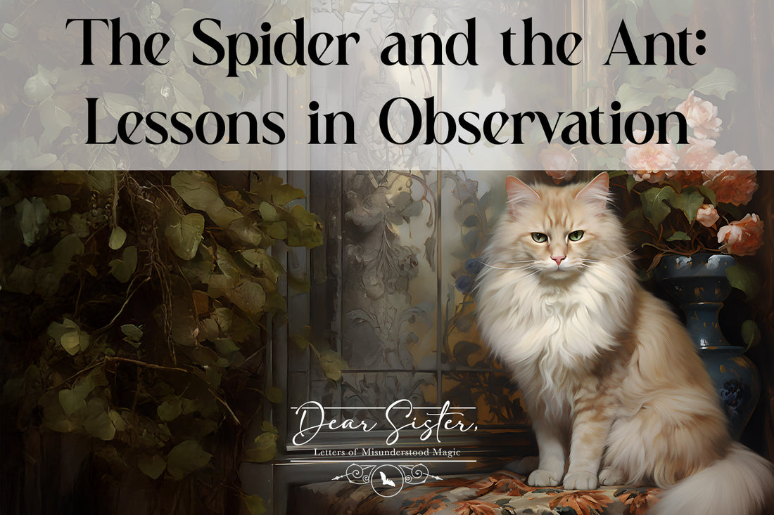 The Spider and the Ant: Lessons in Observation