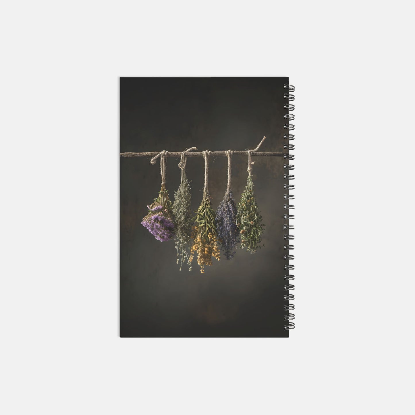 Herb Magic Notebook Hardcover Spiral 5.5 x 8.5