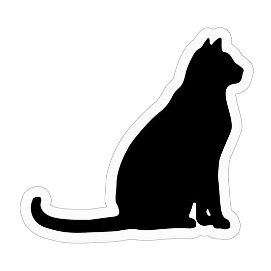 Cat Familiar Kiss Cut Stickers - 3" x 3"