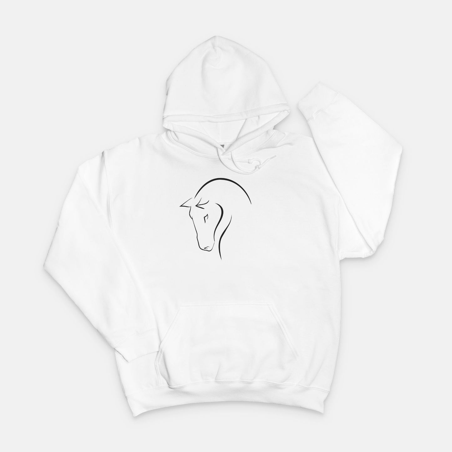 Elegant Horse Hooded Sweatshirt Gildan 18500