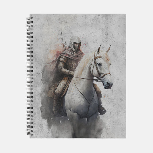 Knights Templar Journal Notebook Hardcover Spiral 8.5 x 11