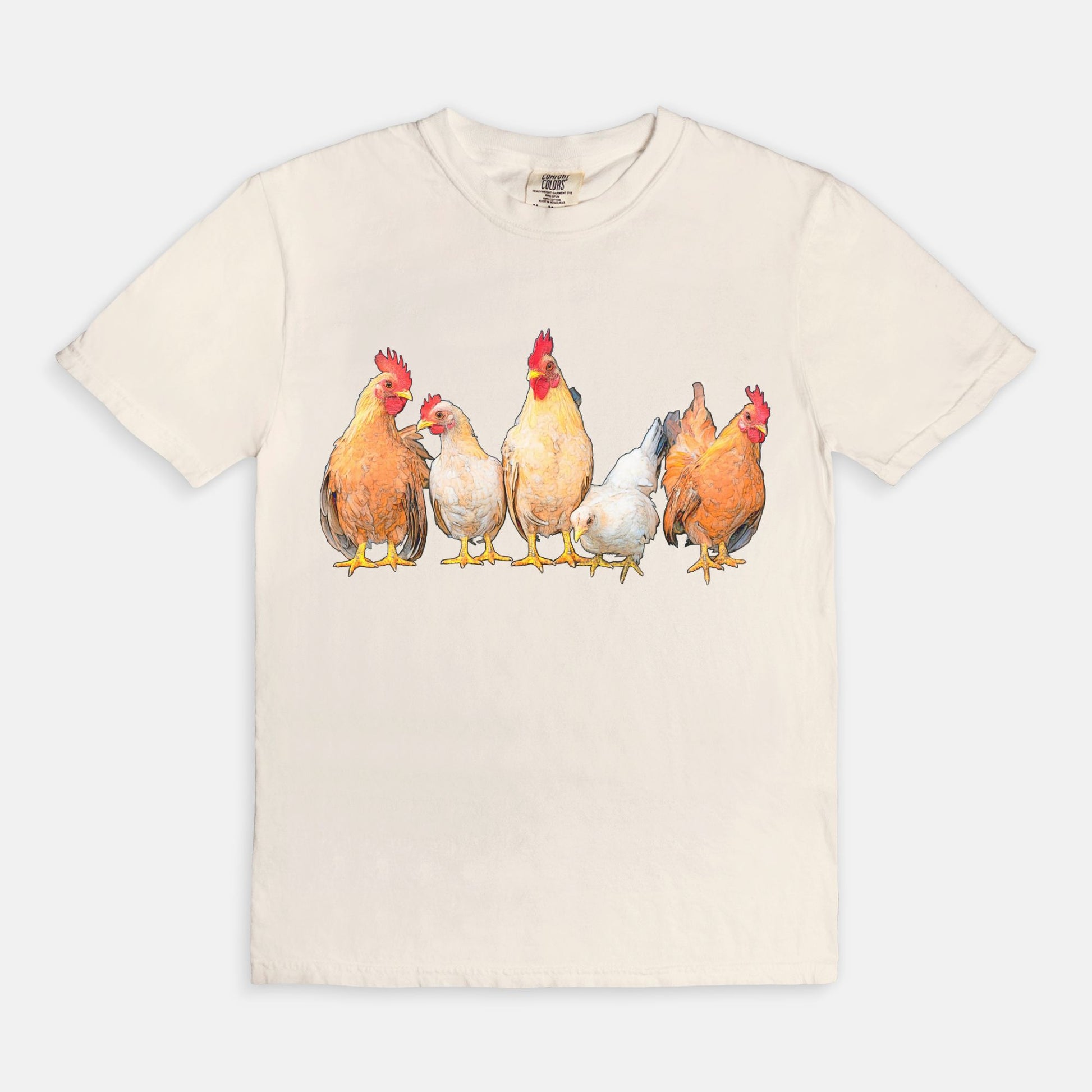 Cluck Brigade Comfort Color Tee 1717