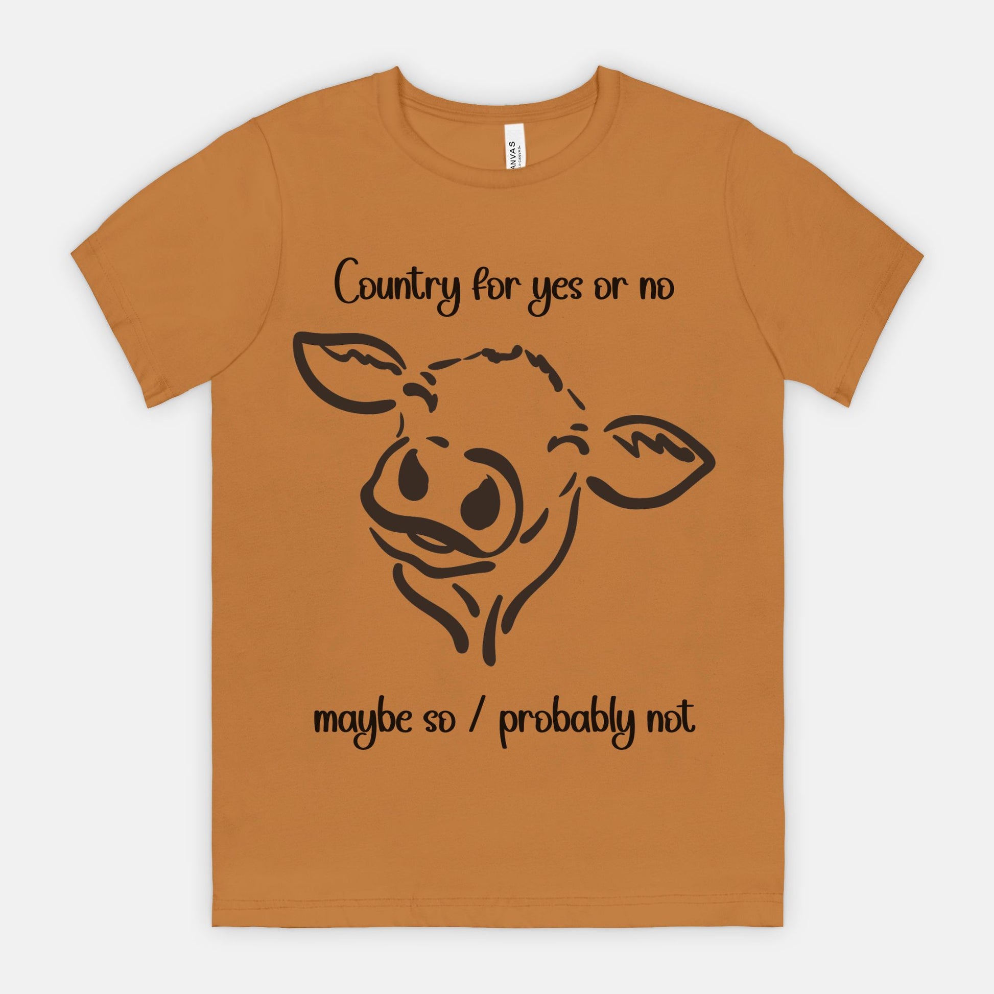 Happy Cow Tee Country Saying Tee Shirt