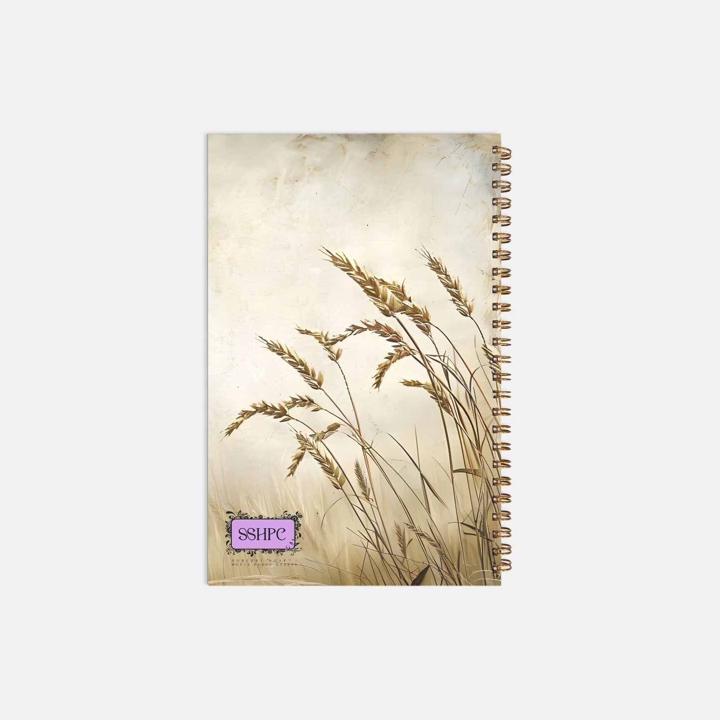Wild Wheat Recipe Hardcover Spiral Book 5.5 x 8.5