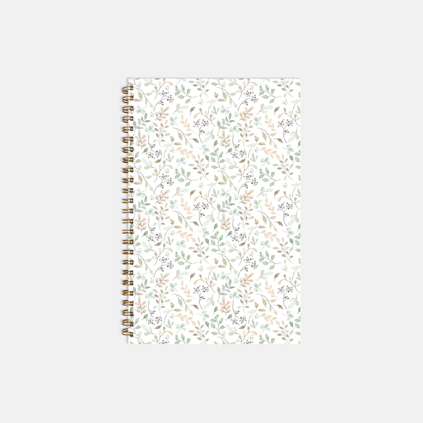 Leaves and branches Notebook Hardcover Spiral 5.5 x 8.5