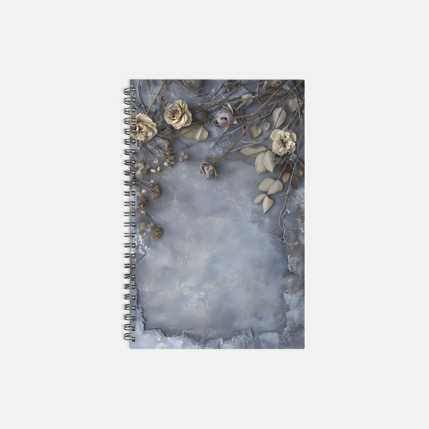 Faded Notebook Hardcover Spiral 5.5 x 8.5