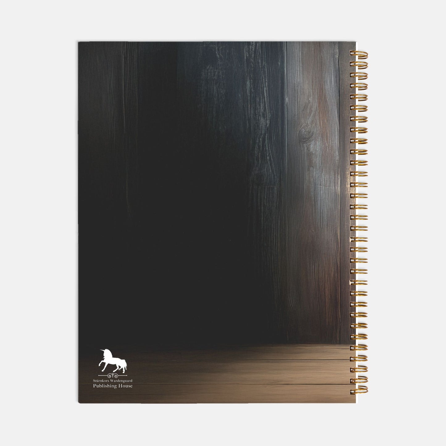 Bell, Broom, Cauldron Notebook Hardcover Spiral 8.5 x 11