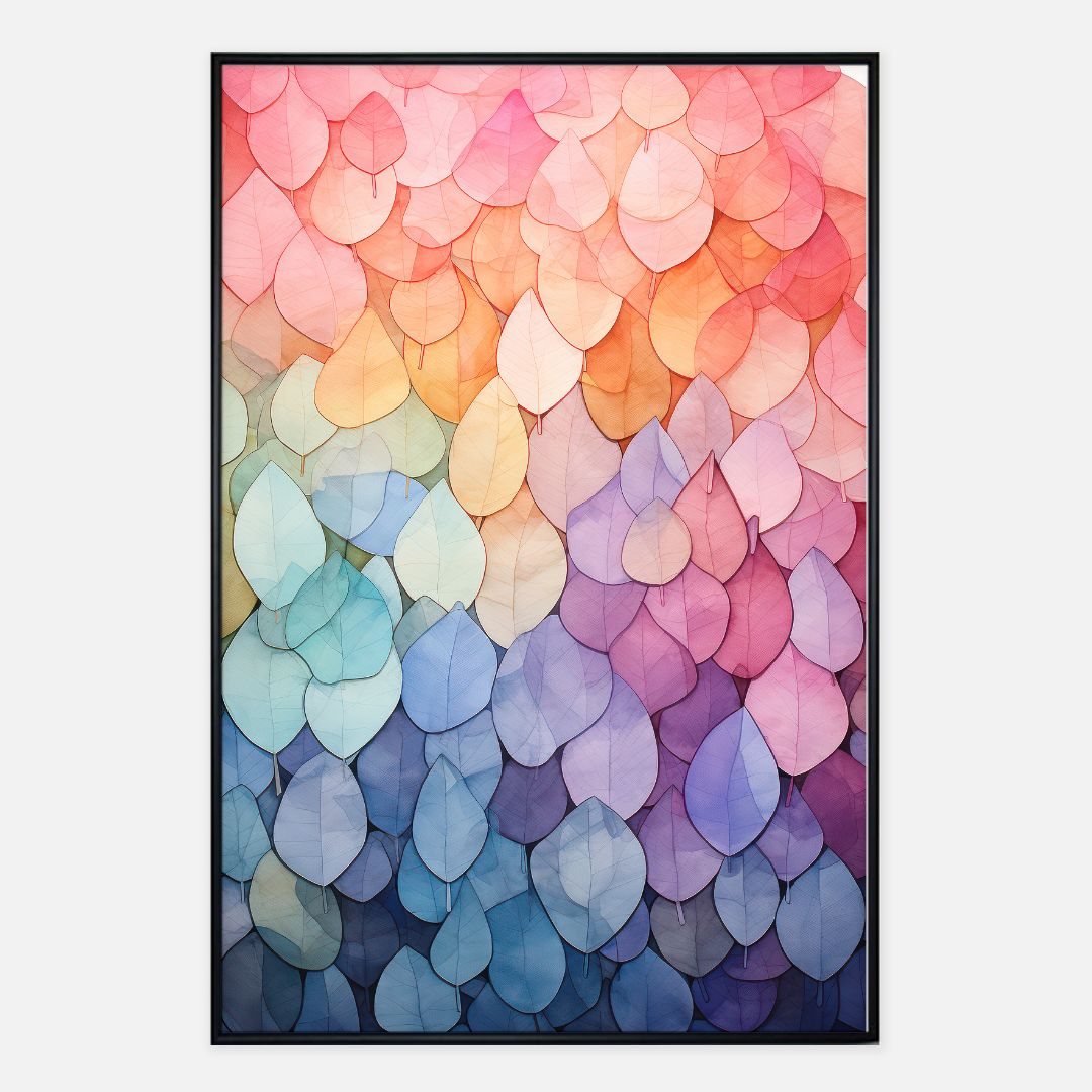 Colorful Leaves Print - 24" x 36"