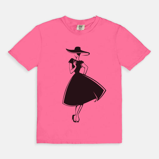 Black Hat and Beautiful Dress Tee