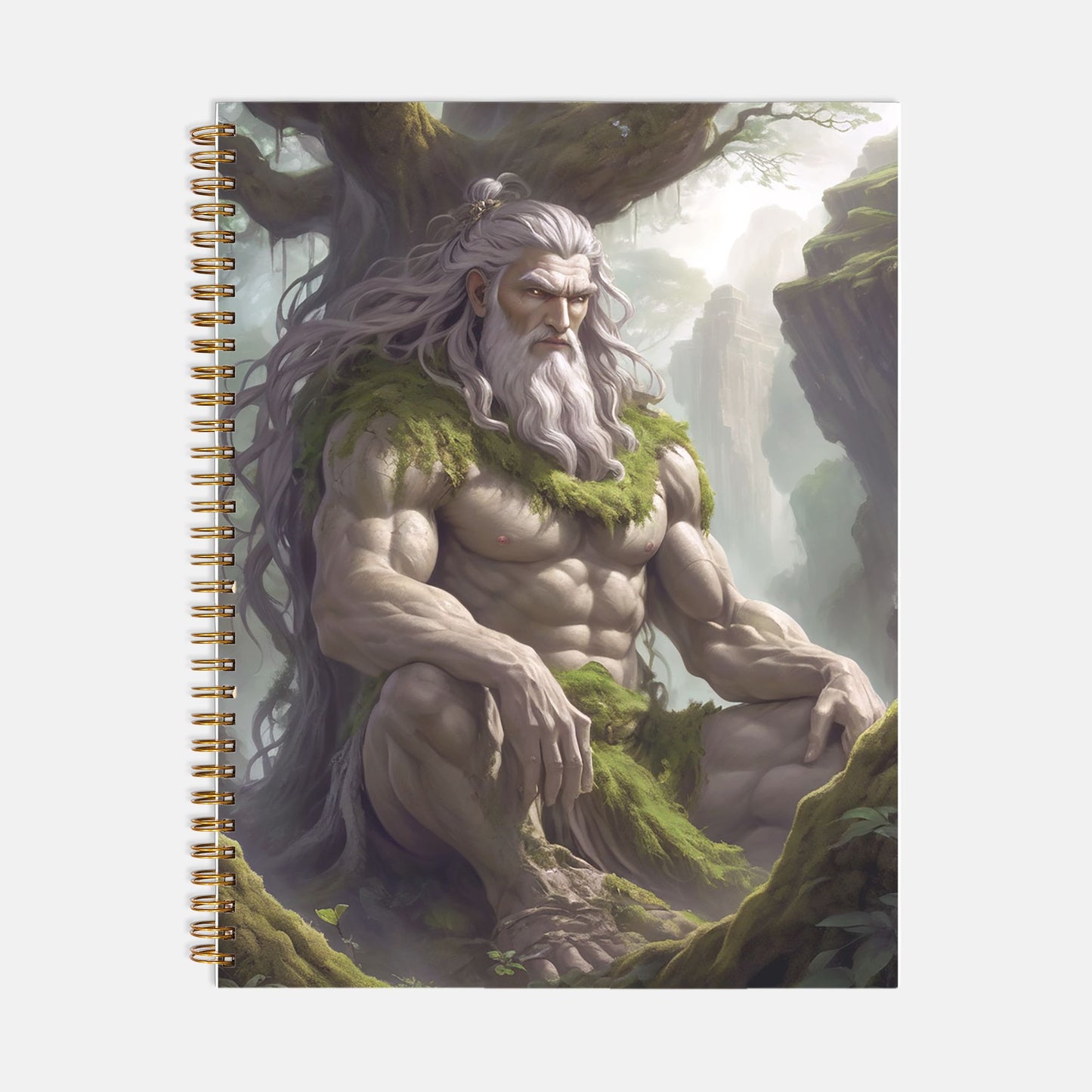 Tree Man Journal Notebook Hardcover Spiral 8.5 x 11