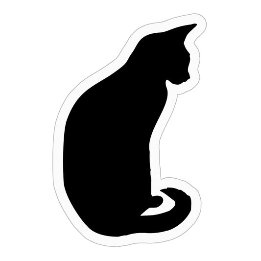 Cat Gaze Kiss Cut Stickers - 3" x 3"