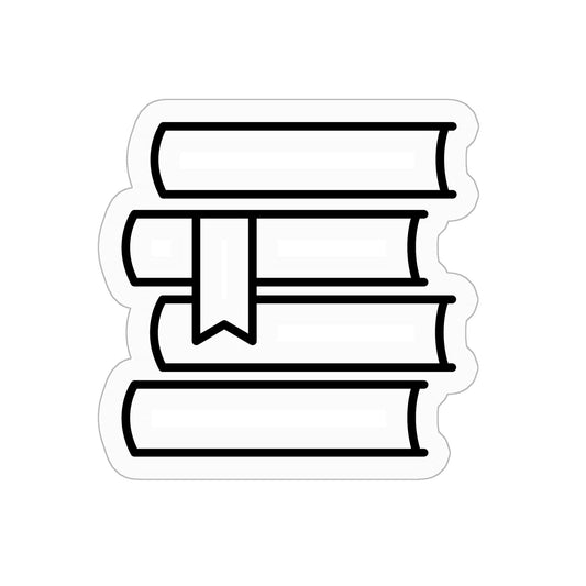 Book Lovers Kiss Cut Stickers - 3" x 3"