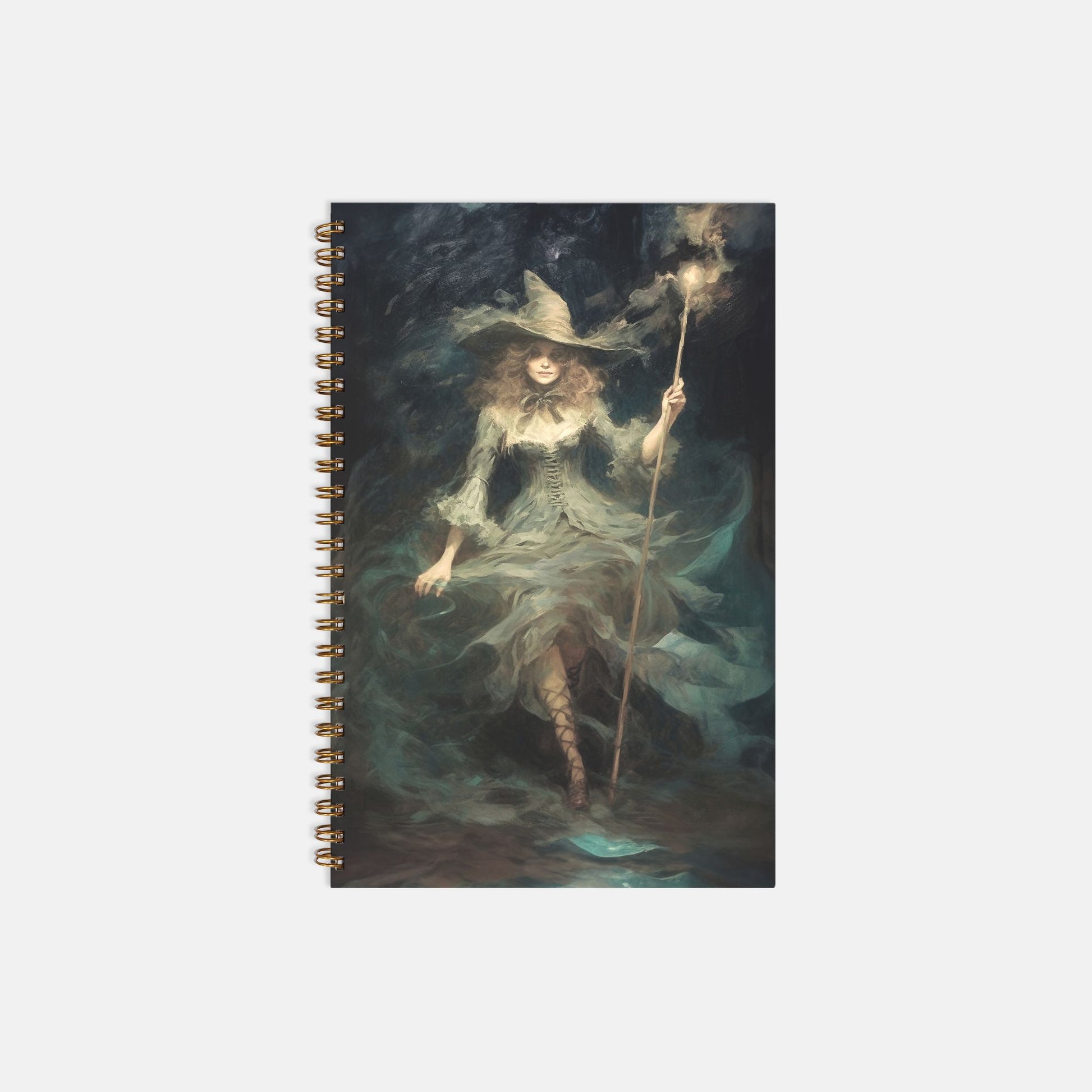 Midsummer Witch Notebook Hardcover Spiral 5.5 x 8.5Midsummer Witch Notebook Hardcover Spiral 5.5 x 8.5