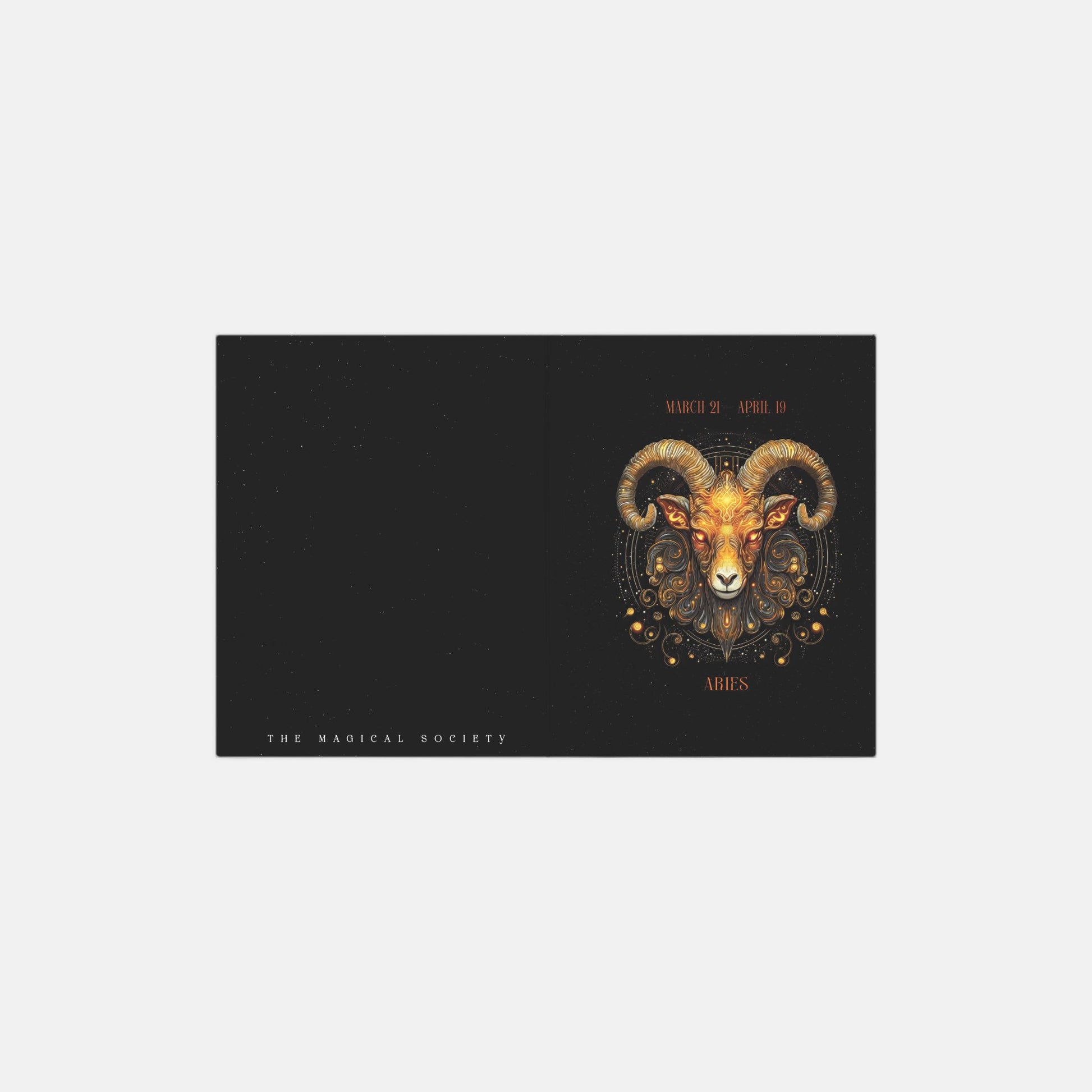 Astrology Aries Folded Card A2 (QTY 10)